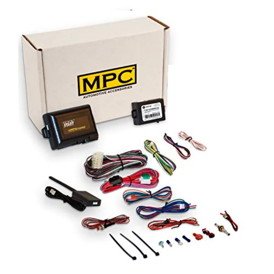 

MPC 5Button Remote Start System with Extended Range up to 1500 ft for Select 20052008 Toyota Corolla Vehicles Ideal for Cold We