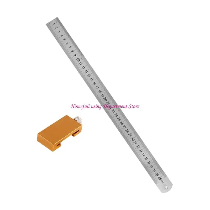  Professional Woodworking Gauges with Positioning Block Aluminum Marking Tool set