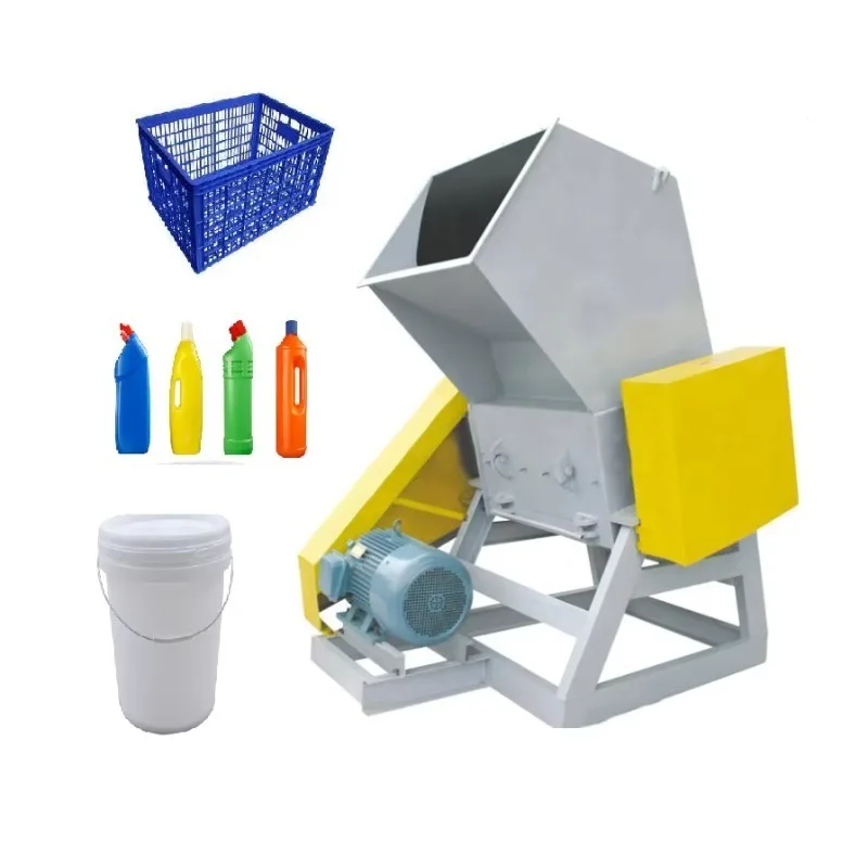 

Small Recycling PP PVC Plastic Pet Bottle Crusher Shredder Home Plastic Tube Cutting Crushing Machine
