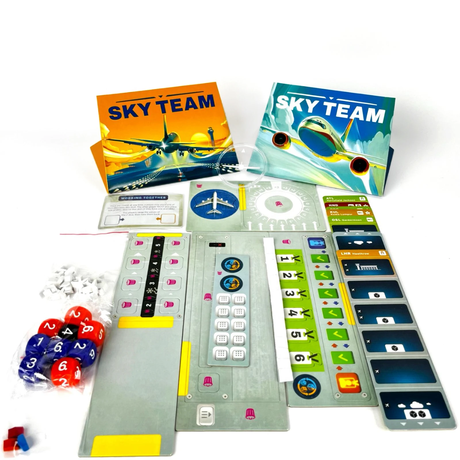 Gra planszowa: SKY TEAM Gra po – Board Game Unmatched recenzja i cena