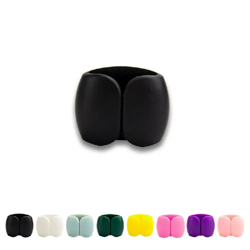 5pcs Arrangement Buckle Cable Organizer Cable Management Simplicity Wire Winder Multipurpose Portable Cord Clip Earphone