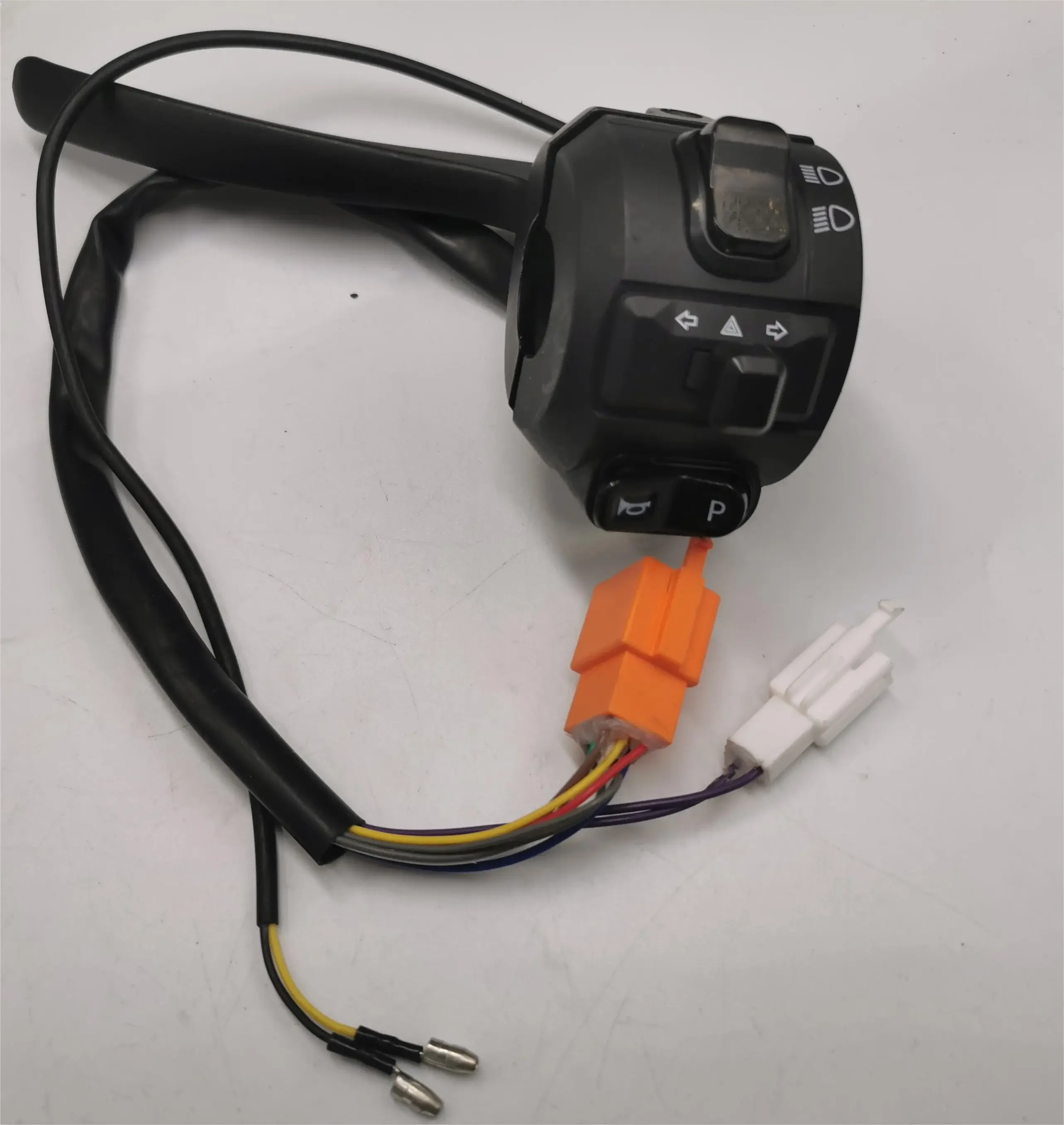 Electric Bicycle Accelerator + 3-speed Switch  Light + Horn  Stop Button + Turn Tricycle Handle DIY Part