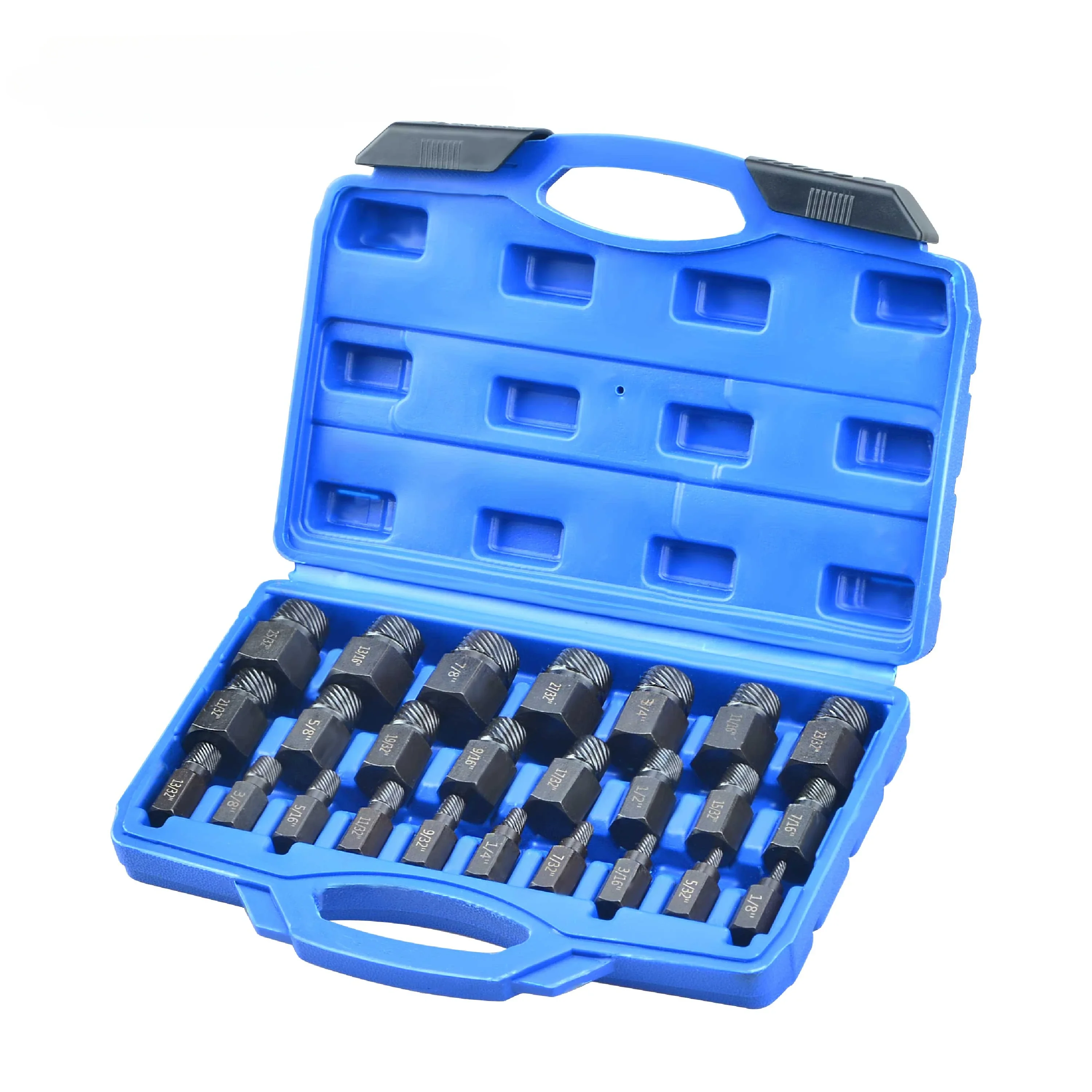 

25Pcs Multi-Spline Screw Extractor Set Hex Head Bit Socket Wrench Bolt Remover Tool Kit SK1561