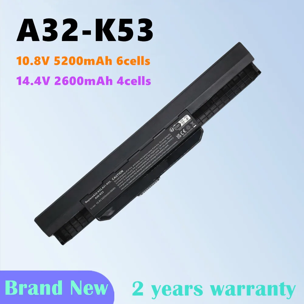 New A32-K53 Battery for ASUS K43 K43E K43J K43S K43SV K53 K53E K53F K53J K53S K53SV A43 A53S A53SV Laptop Battery