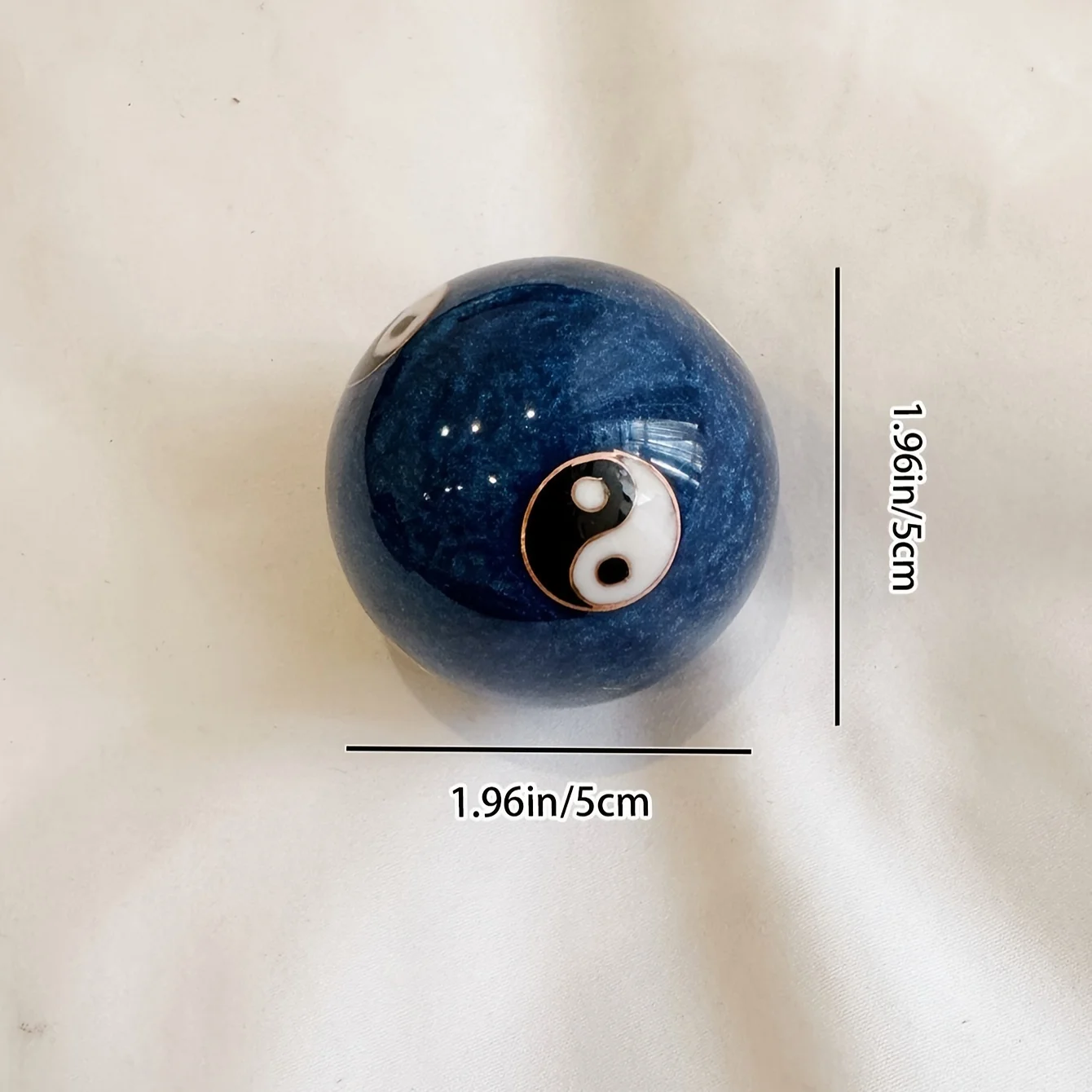 Chinese Retro Tai Chi Baoding Balls with Ring Sound Portable Pocket Size Hand Wrist Exercise Massage Stress Relief Balls view 4