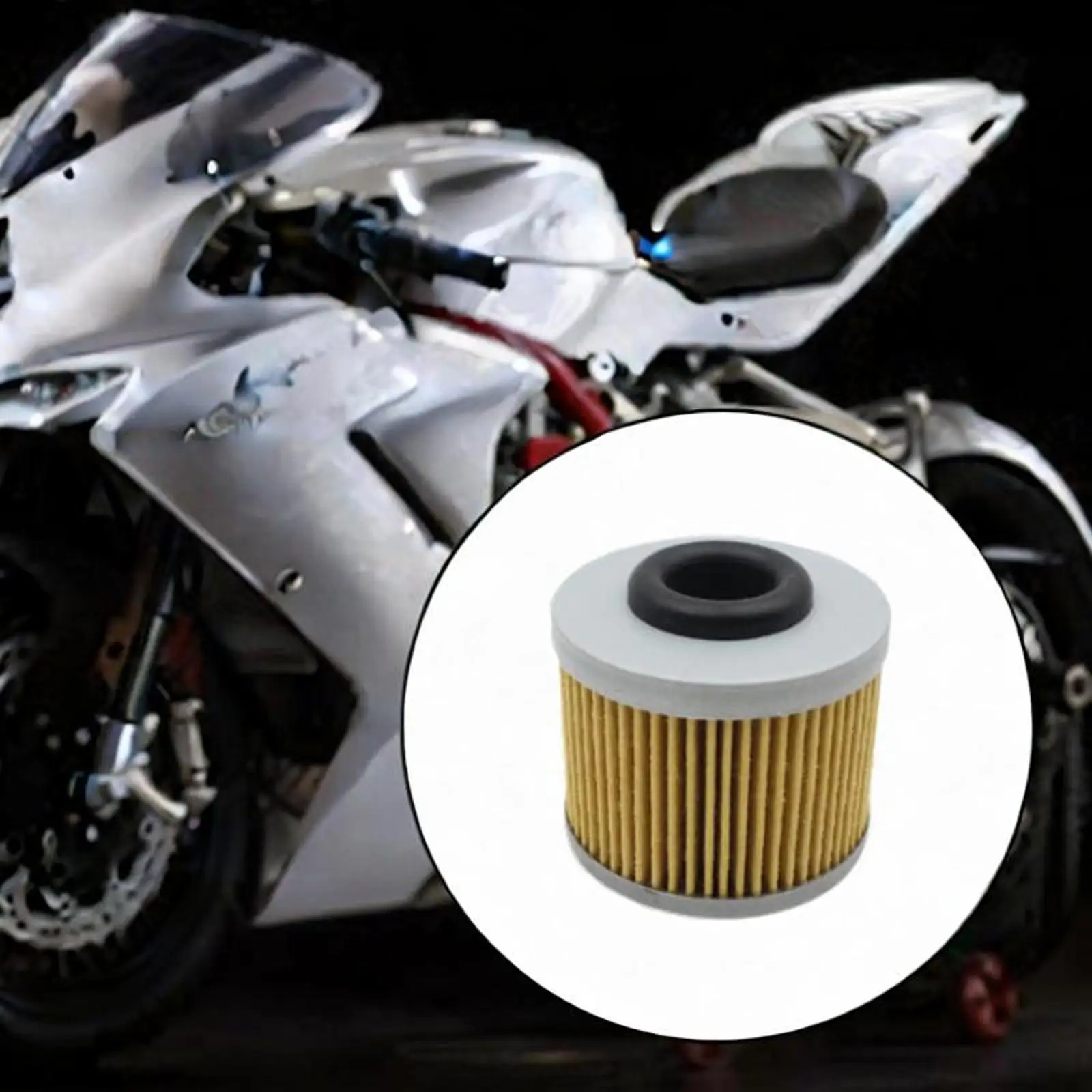 Oil Filtering Replacement Cartridge Solid Construction Repair Parts for MV Agusta Brutale 800 Dragster HF569 8000B5425