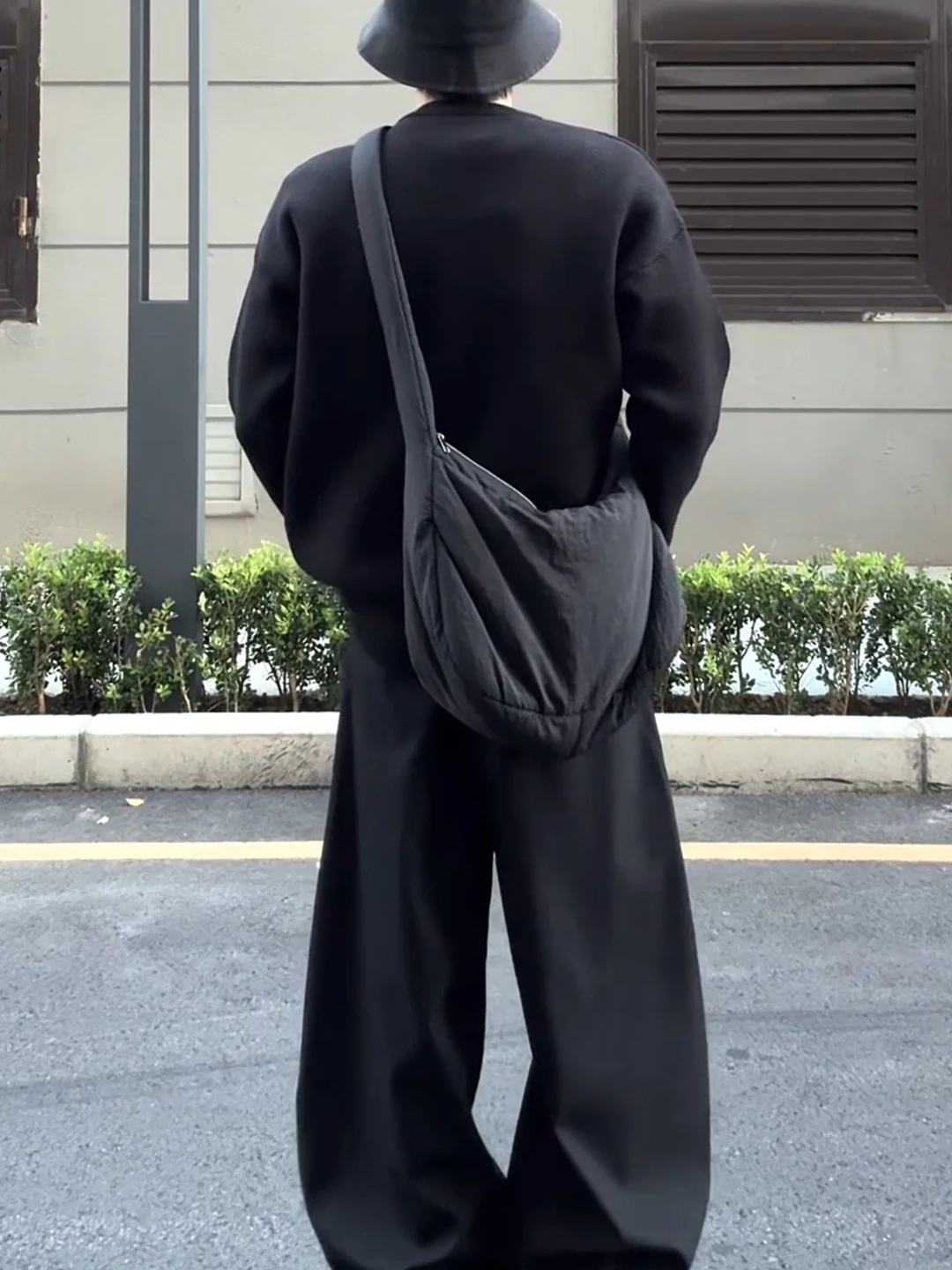 

Bla Sapphire Knitwear Cardigan Oversize American Sle Men Early Autumn round Ne Casual Jaet Warm Breathable Long Sve