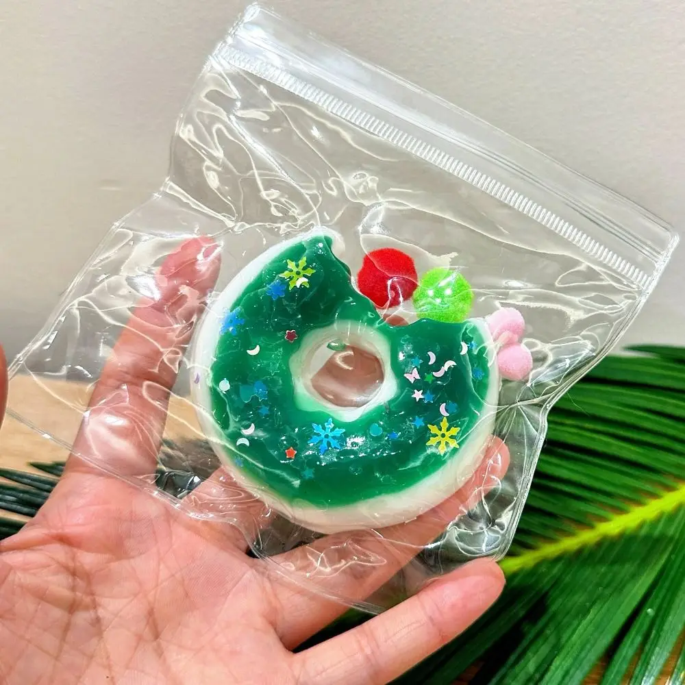 Lindos juguetes transparentes para apretar con forma de pata de gato, juguetes navideños de descompresión con ventilación suave, juguetes para aliviar el estrés de silicona TPR, regalos