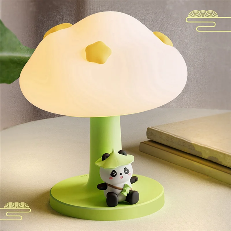 LICE-Cloud Panda Night Light مصباح بجانب السرير للأطفال مصباح بجانب السرير للفتيات هدية جو ضوء ليلي