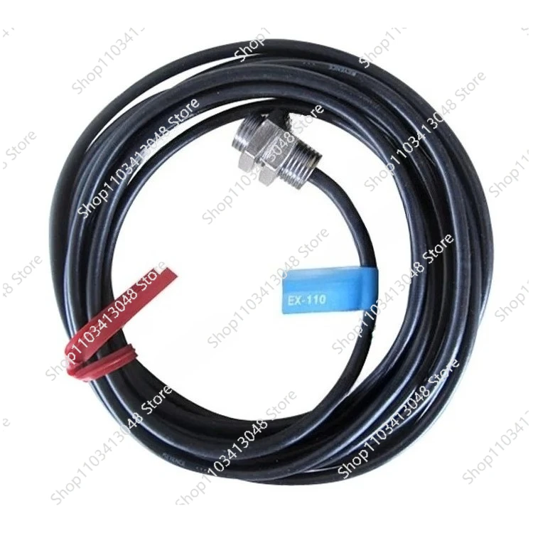 

EX-110 eddy current displacement sensor M10 thread type measures a range of 0-2mm up to a high response speed EX-110V