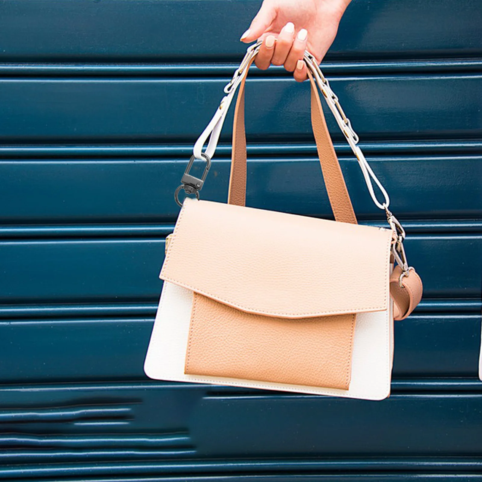 

8Pcs Swivel Alloy Lobster Claw Keychain Clasps Trigger Snap Hooks for DIY Jewelry Bag Accessories Key Rings Connector Clips