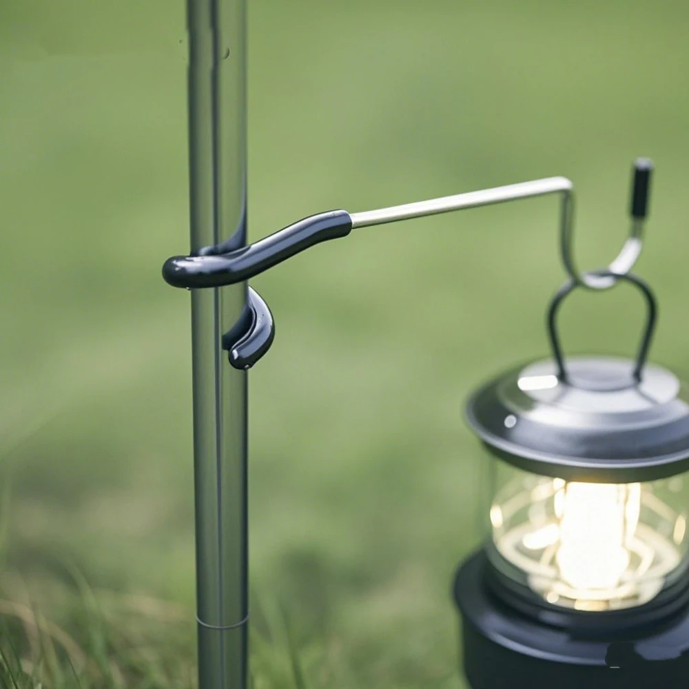 

3Pcs Outdoor Light Hook for Camping Accessories Tent Lamp Hanger Bird Feeder Garden Yard Lighting Sturdy Non-Slip Pole Hook