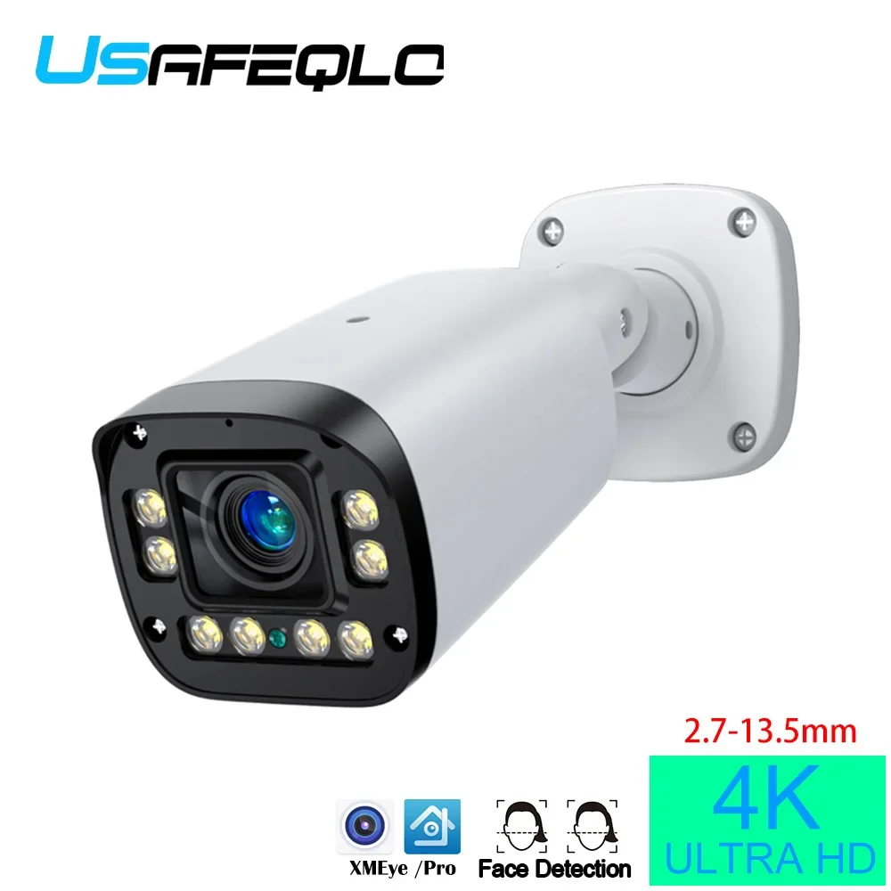 8MP 5MP 4MP 5X Zoom Audio POE IP Camera Street Surveillance Camera Bullet Video Videcam CCTV IR Leds P2P DC 12V/ 48V POE