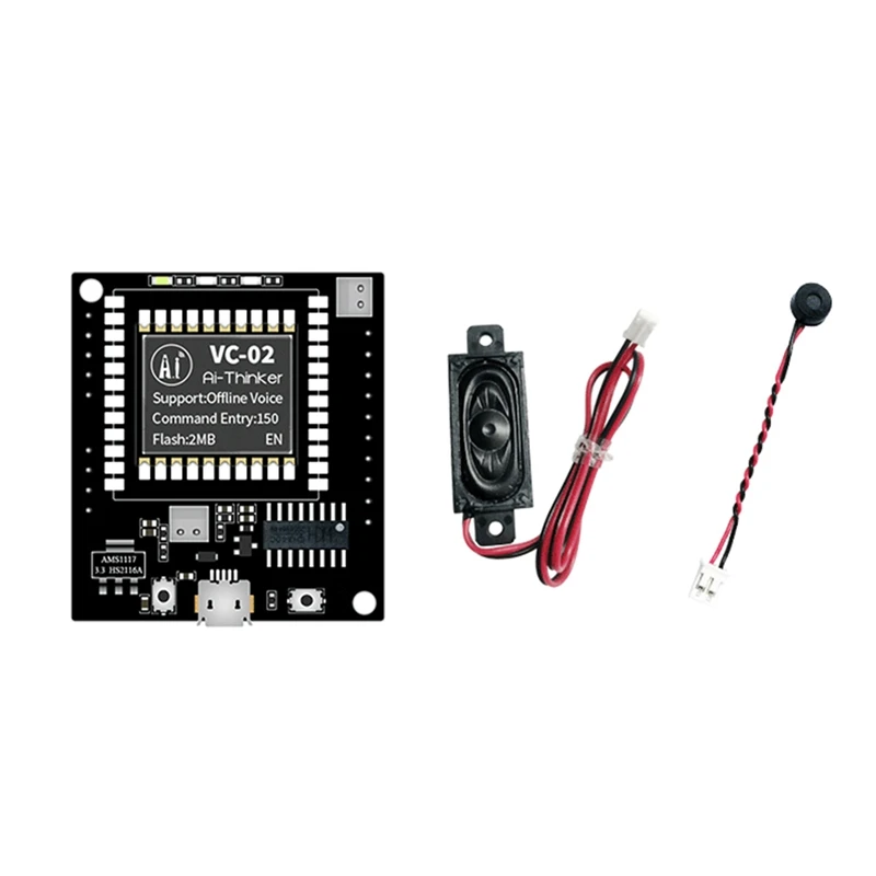 

VC-02-Kit Высококачественная сменная интеллектуальная плата разработки с искусственным интеллектом, модуль управления голосовым распознаванием