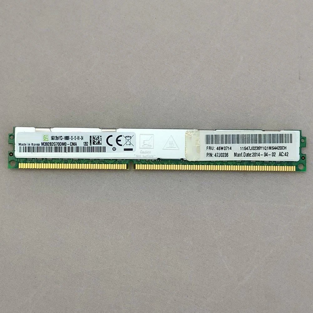 1 قطعة ذاكرة الخادم ل IBM RAM 46W0712 46W0714 47J0236 16GB DDR3 1866 REG ECC