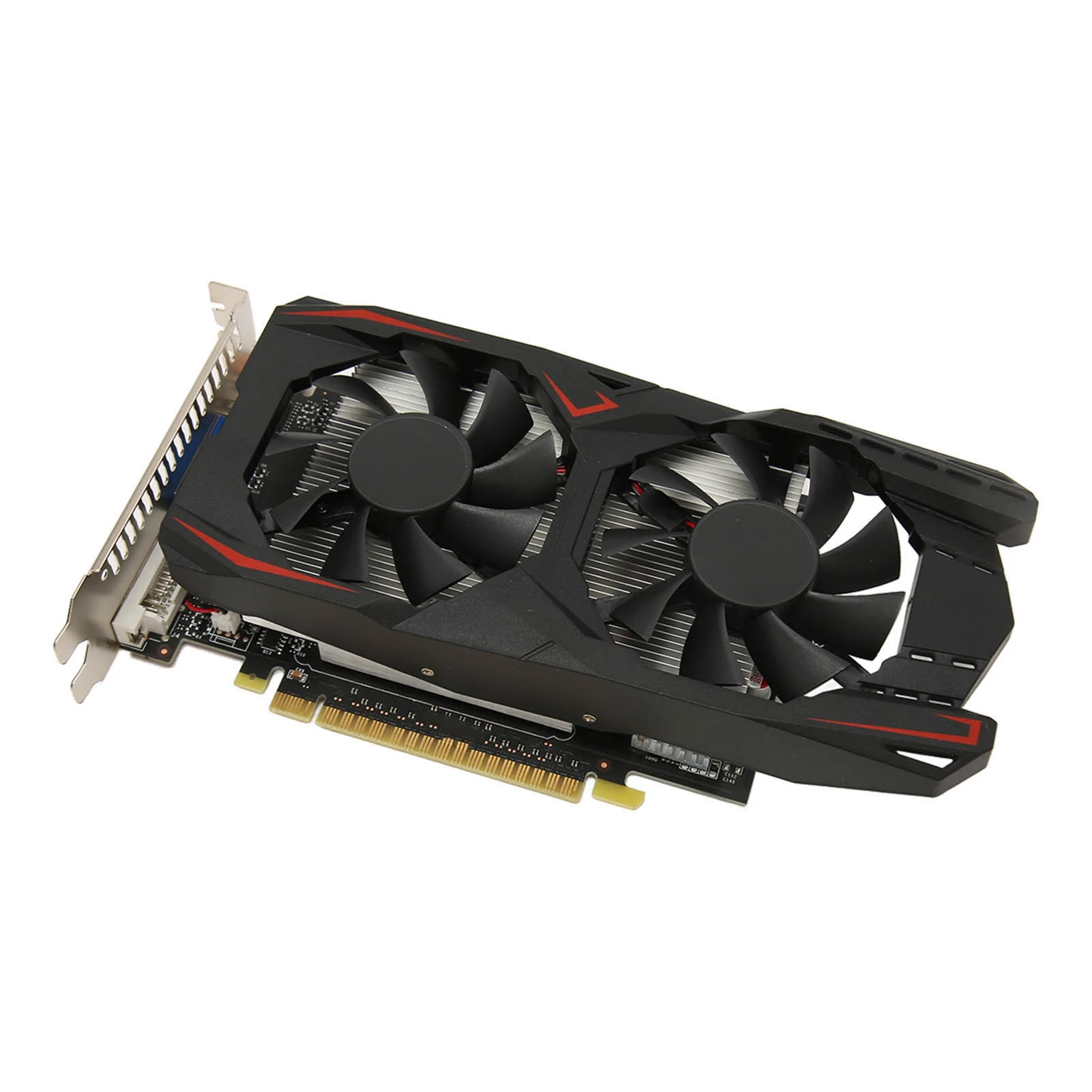 Scheda grafica a doppia ventola ad alte prestazioni 4 GB GDDR5 128 bit Raffreddamento rapido Chip della scheda grafica per videogiochi a basso rumore per PC desktop
