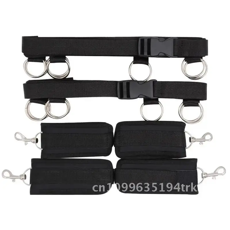 Sm Fun Plush Bed Binding with Props Hand And Foot Cuffs Restraint Webbing for Adult Products Wholesale Dropshipping
