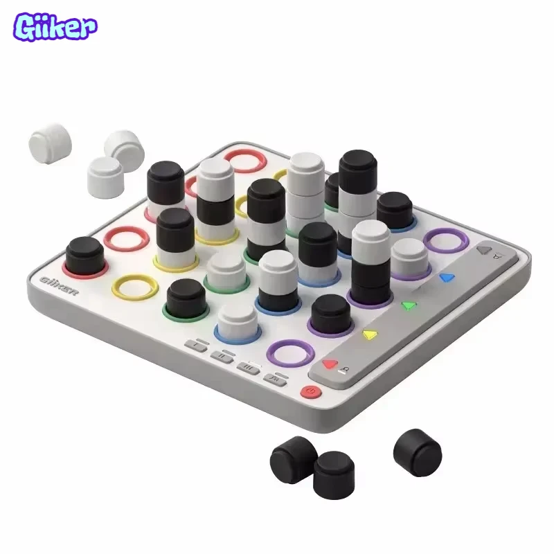 Youpin GiiKER Smart Four Connected Magnetic 3D Four in A Row Game with Intelligent AI Powered App Enabled Board Game Child Gifts