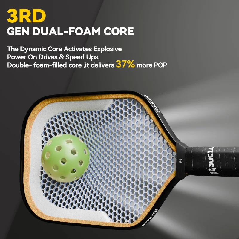 JUCiA0 Ultra Gen3 Pro Series المعتمدة من USAPA مجداف كرة البيسبول المصنوع من ألياف الكربون الخام T700 للطاقة والدوران (16 مم) #2