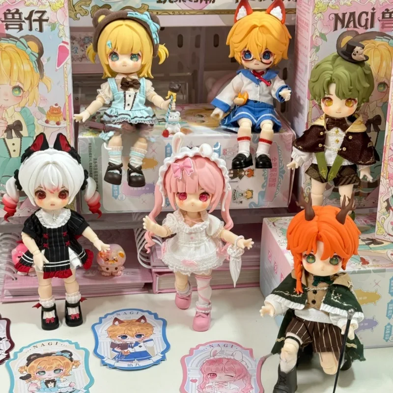 

Nagi Beast 5th Generation Illusion Record Series Blind Box 1/12 Bjd Cute Action Figure Home Accessories Mystery Box Girls Gift