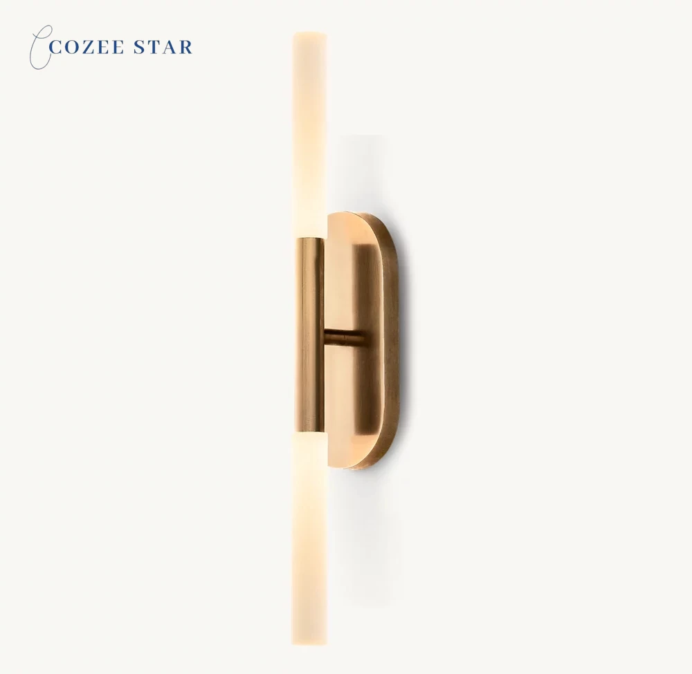 

Modern LED Wall Lamps Lustre Brass Rousseau Linear Sconce Lamp Fixture Wall Lighting Decoration