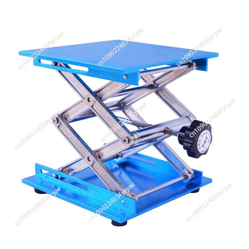 Precision aluminum oxide lift table free shipping 150 * 150 laboratory 5 specifications small manual platform lift