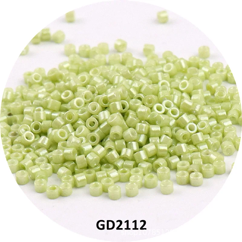 720pcs 2mm Opaque Beads Japanese Glass Bead Uniform Wear Resistant Spacer Beads for DIY Women Garments Accessories