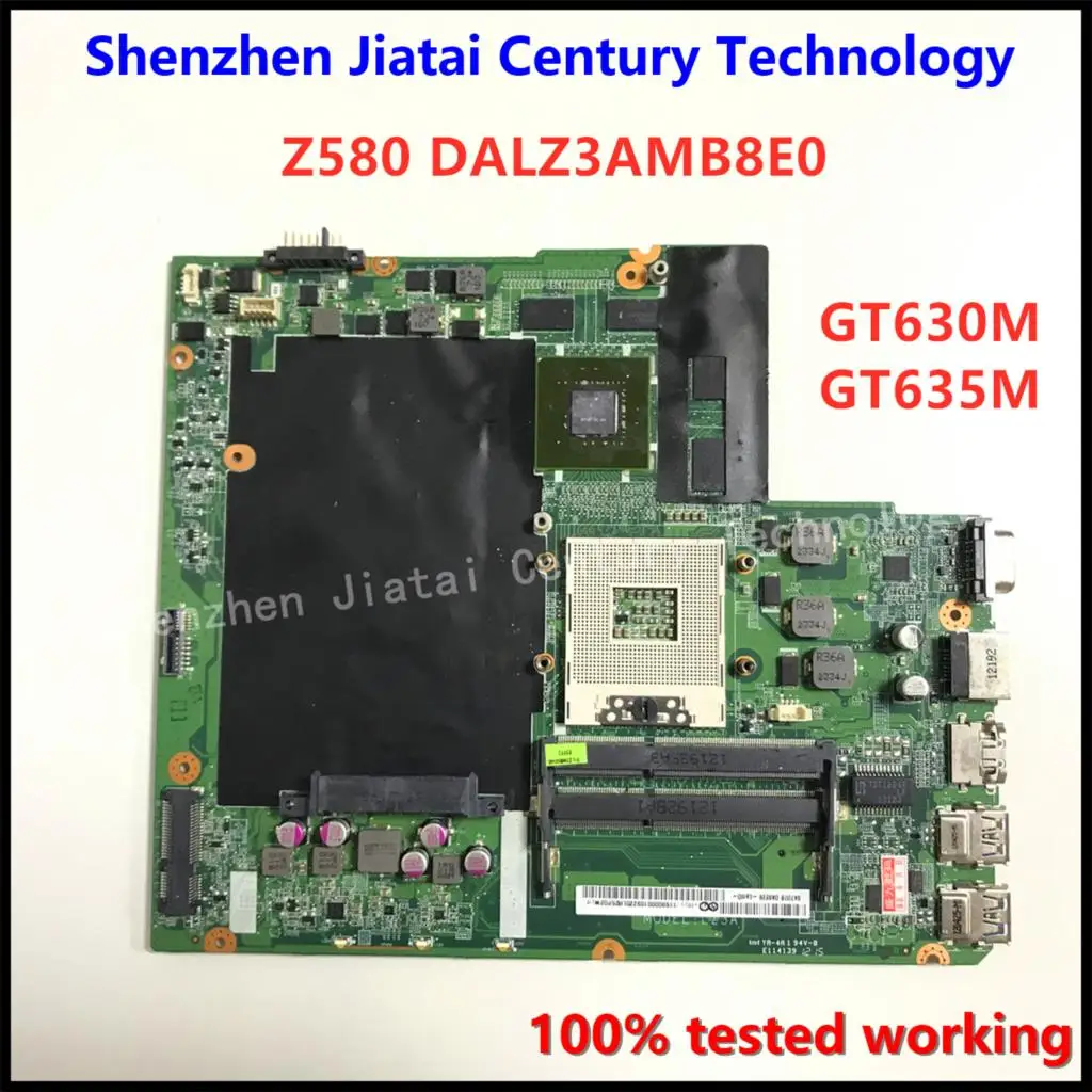 DALZ3AMB8E0 Z580 mainboard For Lenovo Z580  laptop motherboard HM76 USB3.0 GT630M/GT635M video card Test work 100% original