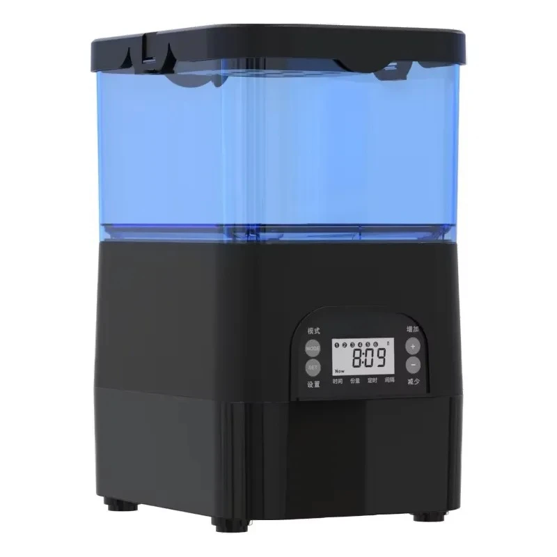 Automatic Fish Feeder Square Plastic Aquarium Tank Koi Feeder Aquaculture Device