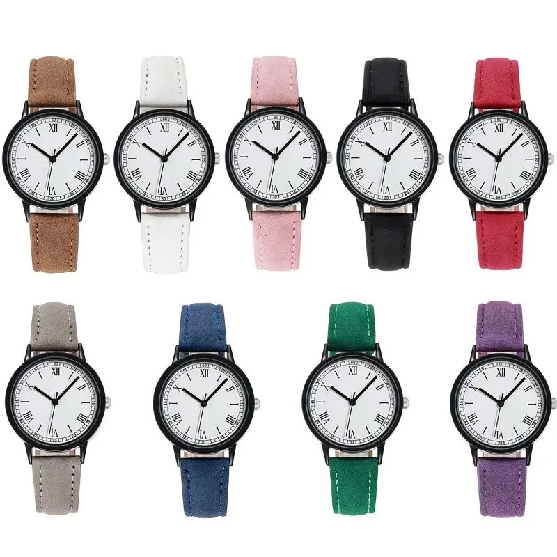 Montre-bracelet à quartz en cuir pour femme, montres décontractées pour femme, horloge de luxe