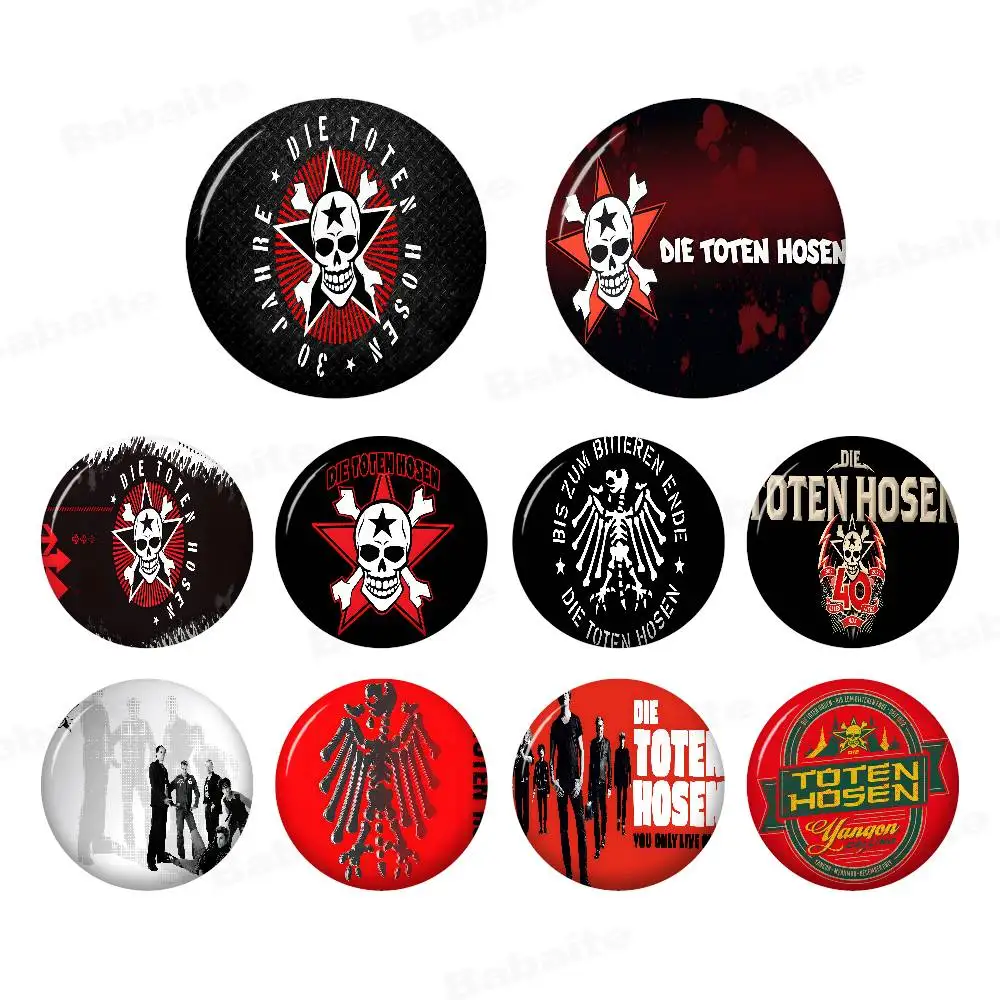 Die Toten Hosens Rock BAND 58mm Handmade Brooch Cartoon Cosplay Badge on Backpack Jewelry Accessories Gifts