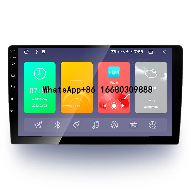 

STC Autoradio 1 Din Radio Car 7" HD Retractable Touch Screen MP5 BT SD FM USB Car Audio Stereo Automotive Dsp Amplifiers