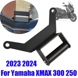 Motorcycle Accessories Smart Phone Holder Stand Support GPS Navigation Bracket For YAMAHA XMAX X-MAX 300 250 XMAX300 2023 2024