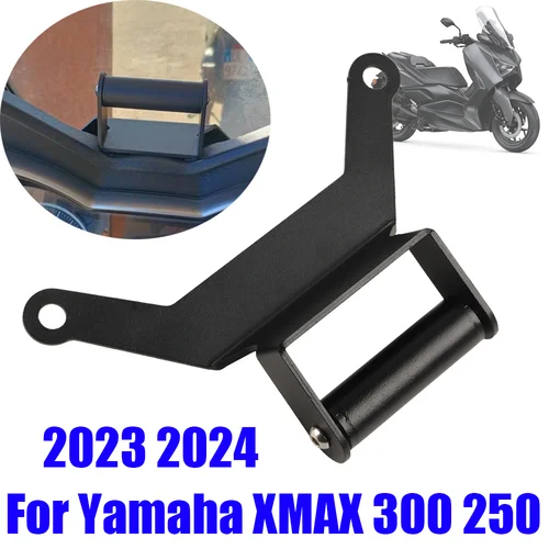 Imagen 1 del producto Accesorios para motocicleta, soporte para teléfono inteligente, soporte de navegación GPS para YAMAHA XMAX X-MAX 300 250 XMAX300 2023 2024