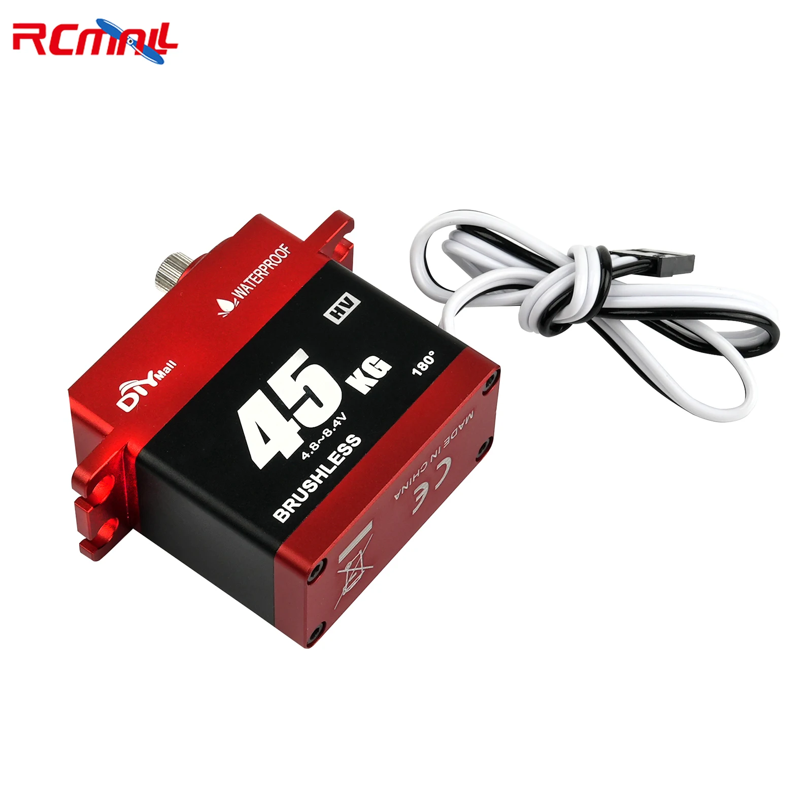 Digitales RC-Servo mit hohem Drehmoment, bürstenloser Servomotor, wasserdicht, Ganzmetall-Hochspannung, 4,8–8,4 V, Lenkservo für 1:8 1:10 RC-Auto – Detail 5