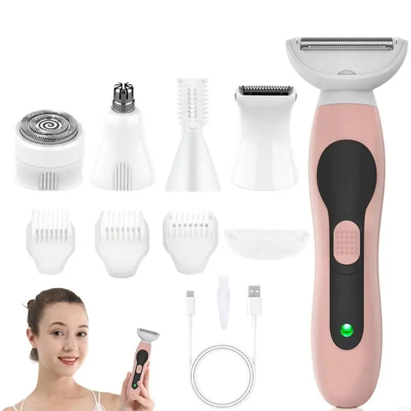 R9CD Multiuntional Women Shaver and Trimmer Set Hair Removal Device Face Removers