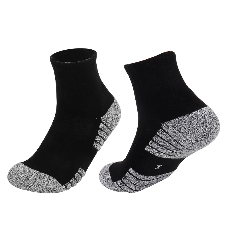 Men Women Cotton Running Socks Thick Towel Bottom Hiking Sports Socks Ankle-In-Tube Tennis Walking Badminton Socks