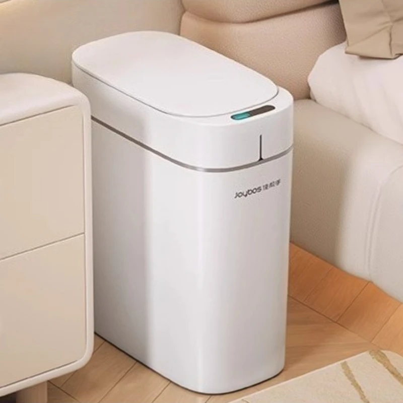 

Morden Trash Bin Automatic Sensor Bathroom Trash Can Smart Touch Less Wastebasket Food Waste Disposal Home Supplies