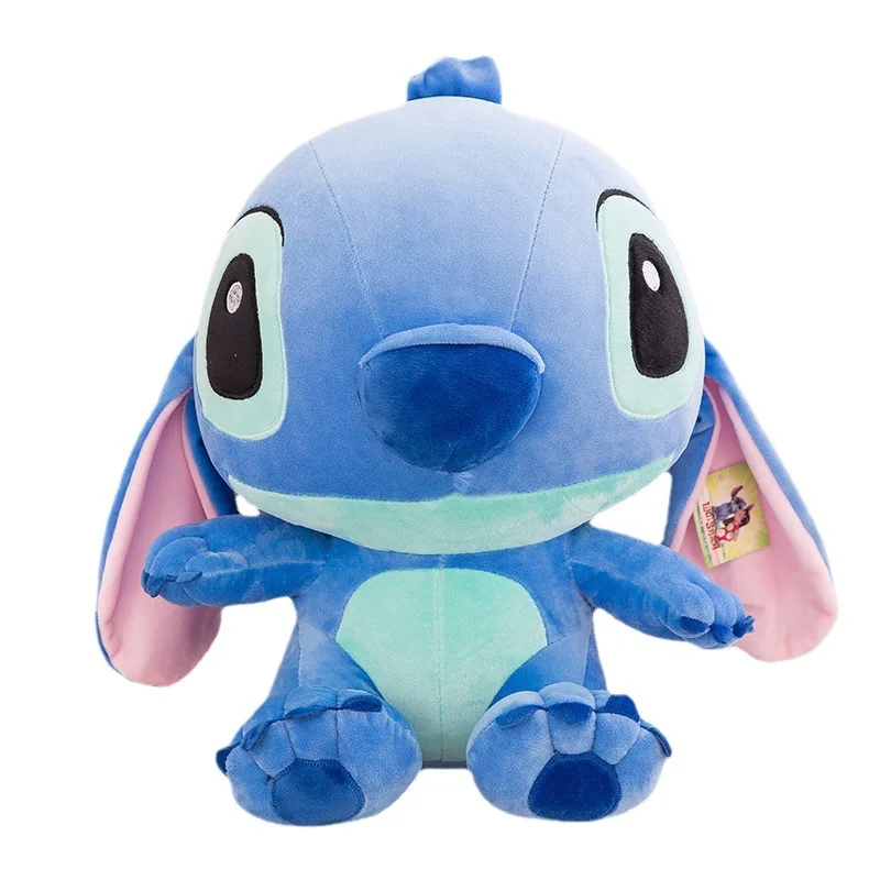 

Disney Cartoon Blue Pink Plush Doll Anime Toy Lilo and Stitch 35CM Plush Stuffed Toy Christmas Festival Gift