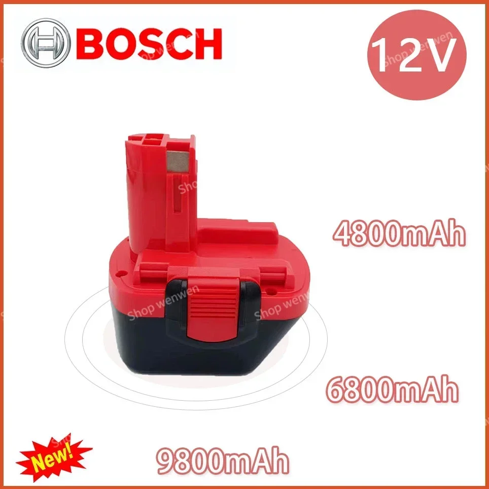 

Bosch 12V Rechargeable Ni-MH Power Tool Battery 4.8AH 6.8AH 9.8AH BAT043 D70745 PSR12 GSB12 GSR12 BAT038 BAT045 BAT040