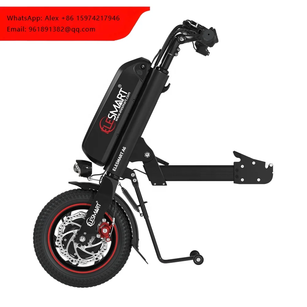 USA Local Warehouse Stock Electric Handbike 36V/48V 500W Power Attachment For Wheelchair