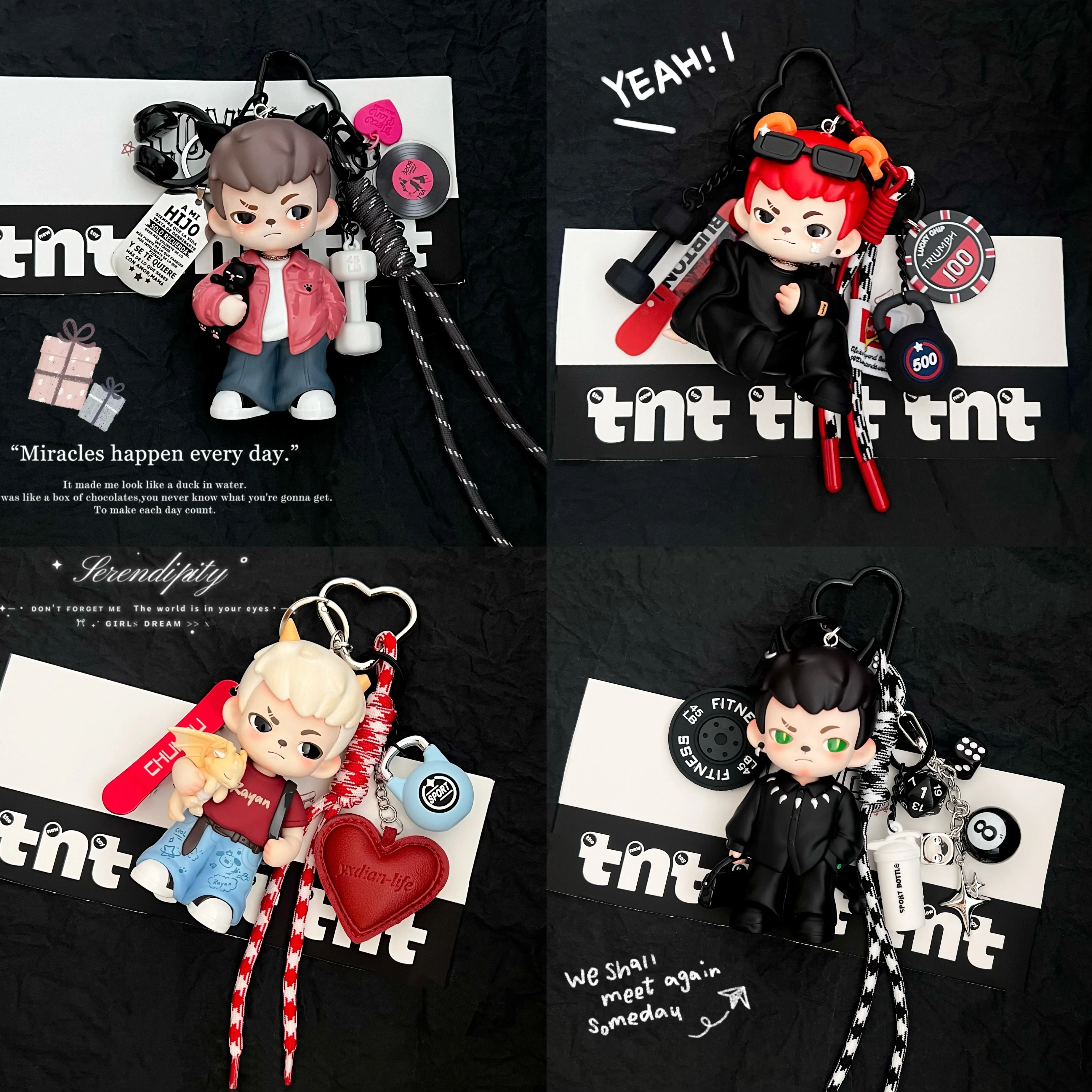 Nuevo y genuino Rayan Brother 4ta generación Born Player Series bolso colgante llavero colgante juego de moda regalos para hombres y niñas