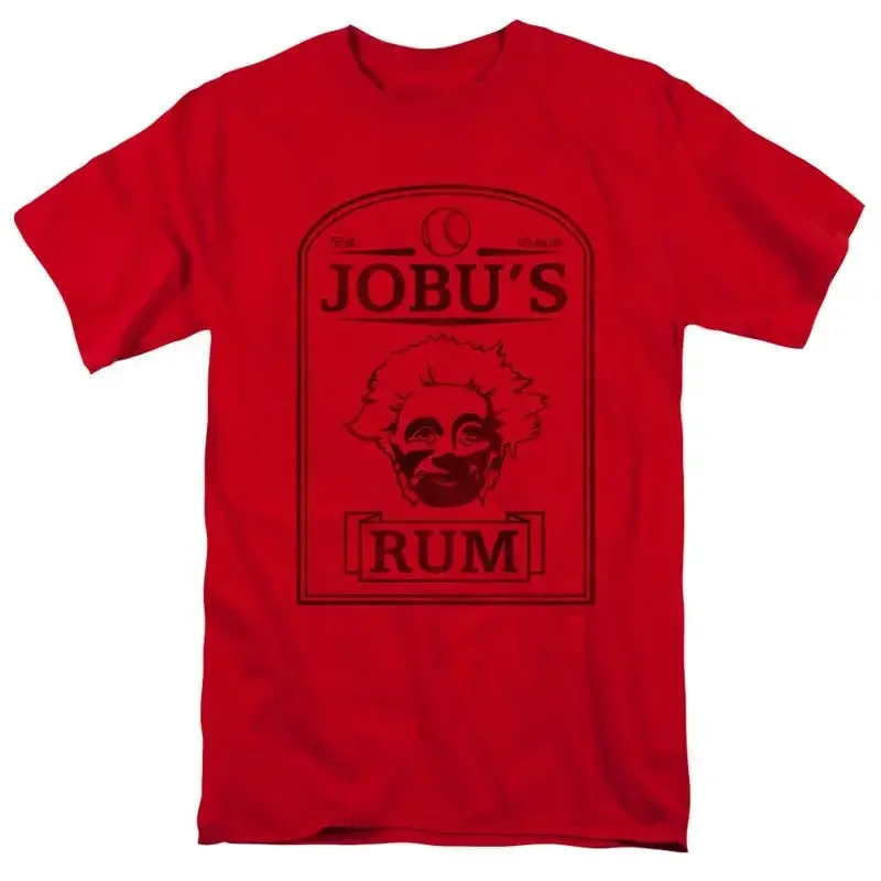 Major League Jobus Rum T Shirt Licensed Comedy Baseball Movie Classic Red