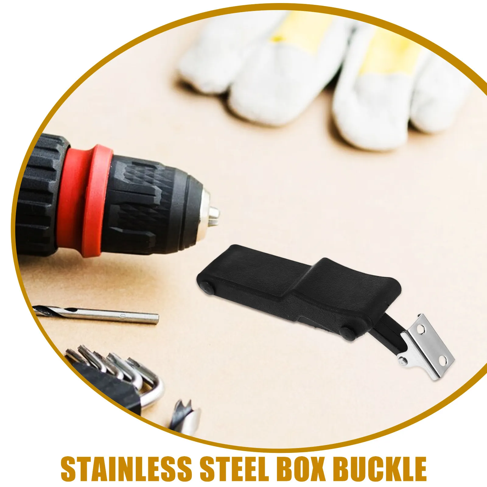 Heavy Duty Elastic Buckle Latch Rubber Steel Flexible Draw Latches Toolbox Cooler Cabinet Boat Hatch Vibration Shock Proof Lock
