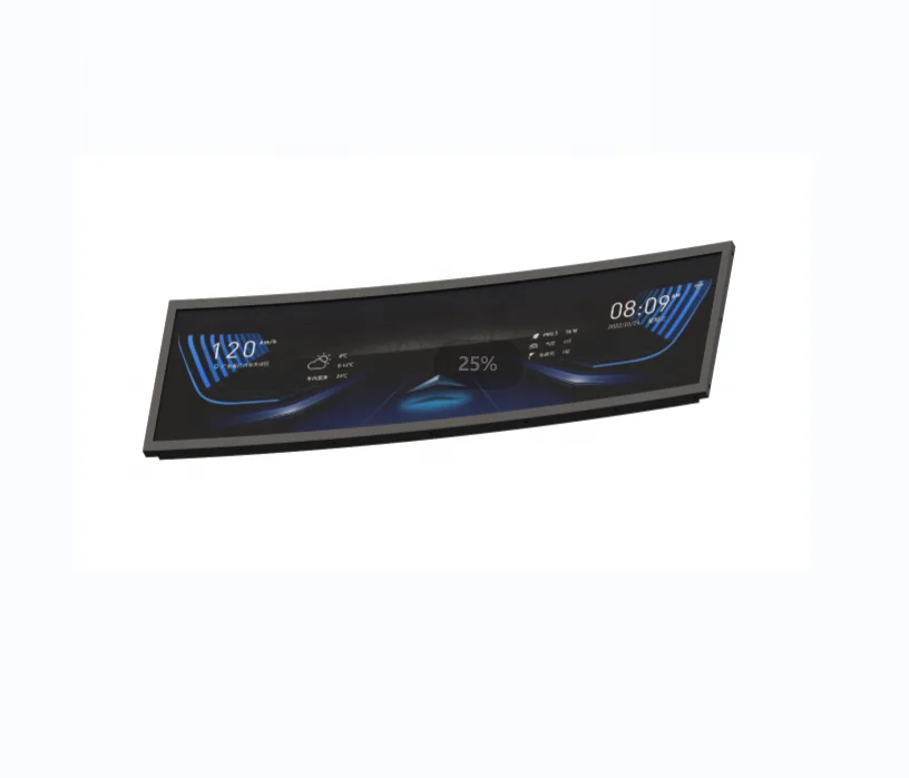 

For 28.5 Inch Support Customized Luxury Van Curved TV Ceiling Car Monitor Android Multimedia Display
