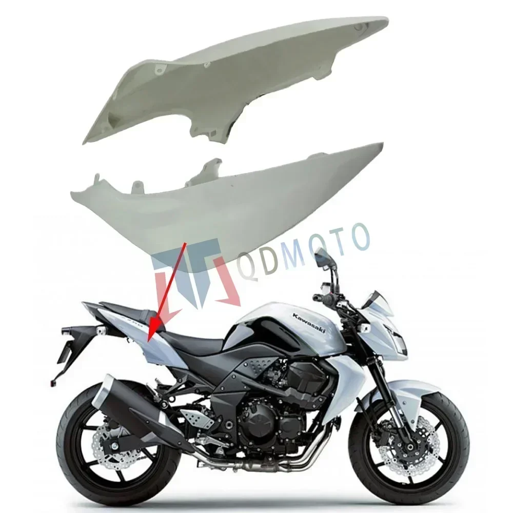 Для Kawasaki Z750 2007-2012 Z1000 2007-2009 мотоциклетные неокрашенные задние боковые крышки ABS аксессуары для литьевого обтекателя