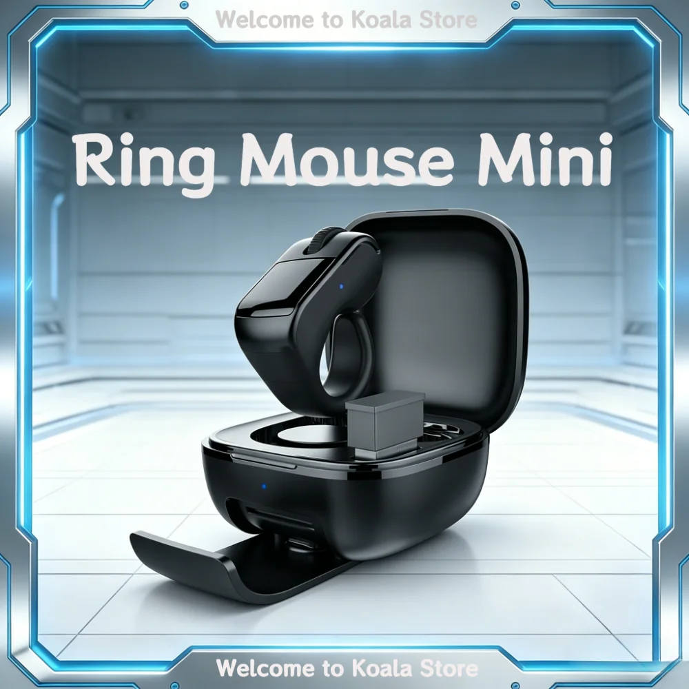 Ring Mouse Mini Light Weight Bluetooth 2.4g Dual-Mode Rechargeable Wide Compatible Remote Control Selfie Scan Short Video Speech