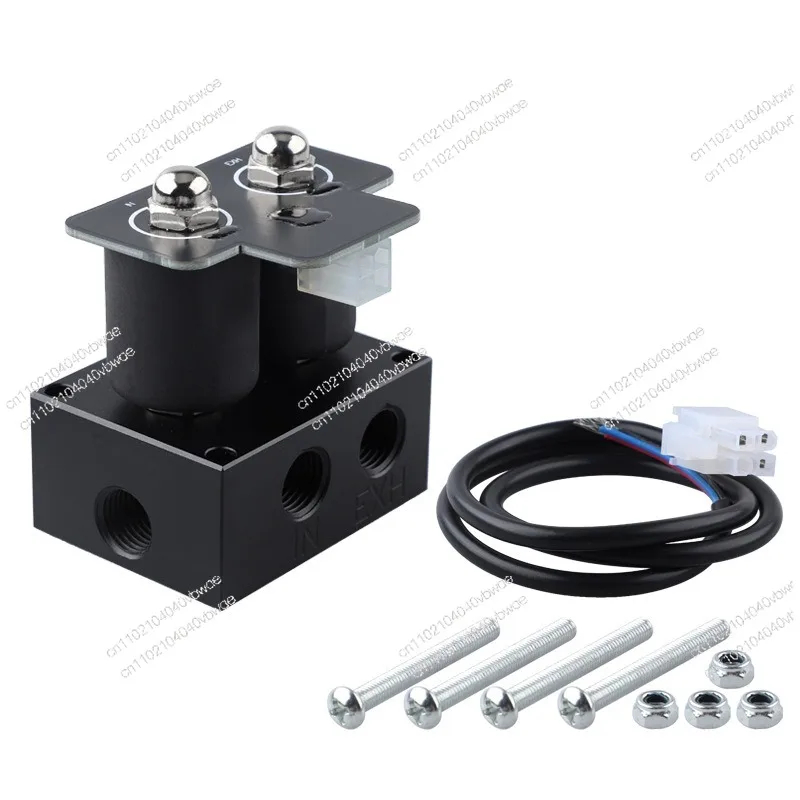 Automobile modified shock absorber air suspension system 2/4/8 position solenoid valve, chassis suspension shock absorber