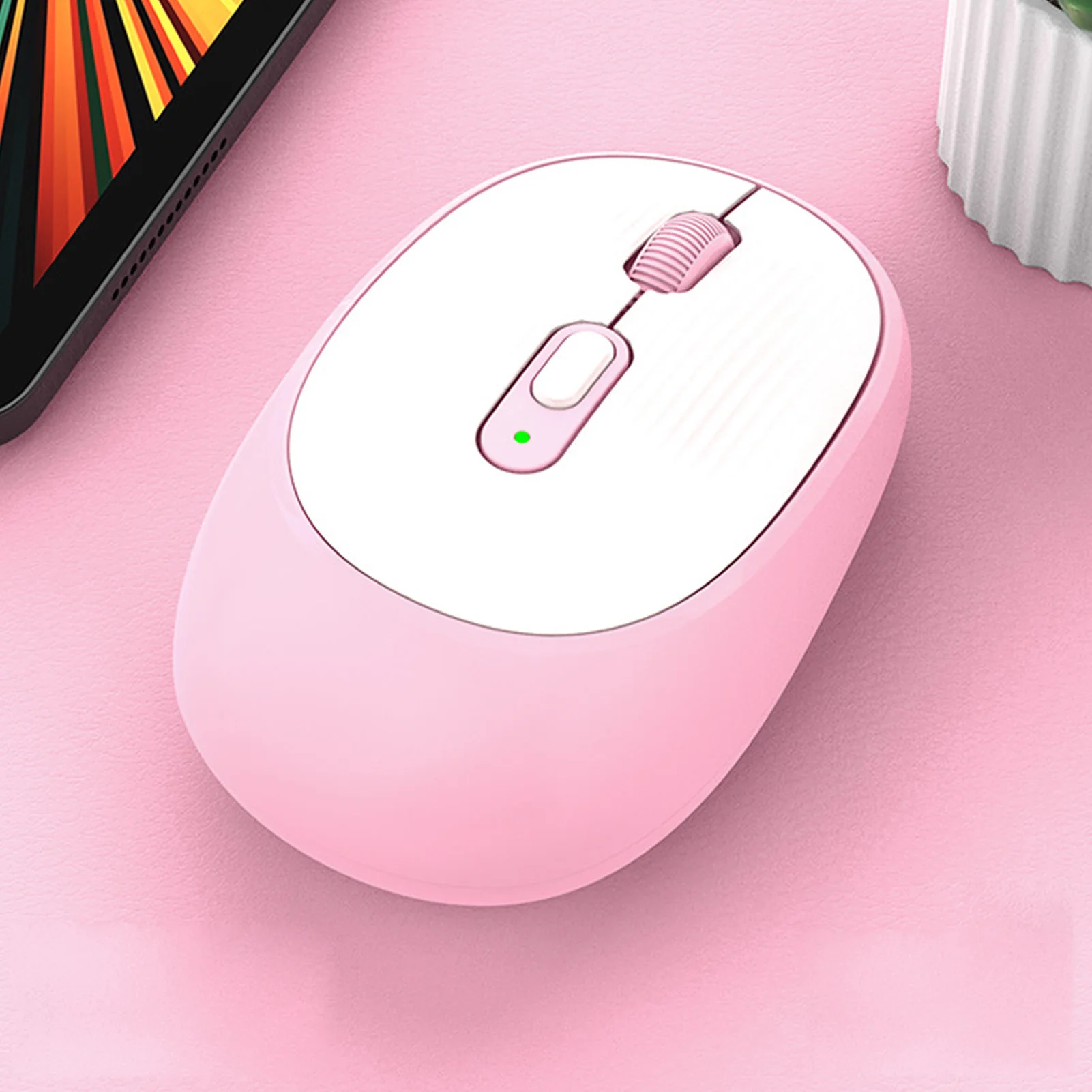 Wireless Mouse Portable Quiet Click 800 1600 2400 DPI 500mAh Battery  for Laptop PC Computer Computer Mouse