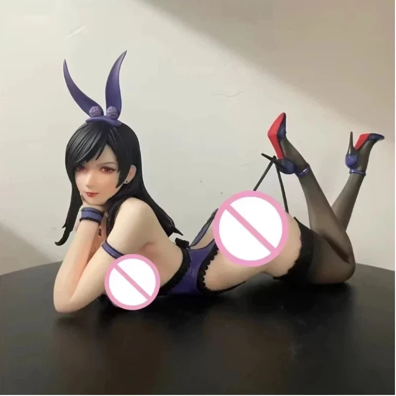 

In Stock Bunny Girl Tifa Prone Figure Exquisite GK Beautiful Girl Model Trendy Desktop Ornament Perfect Collectible Gifts